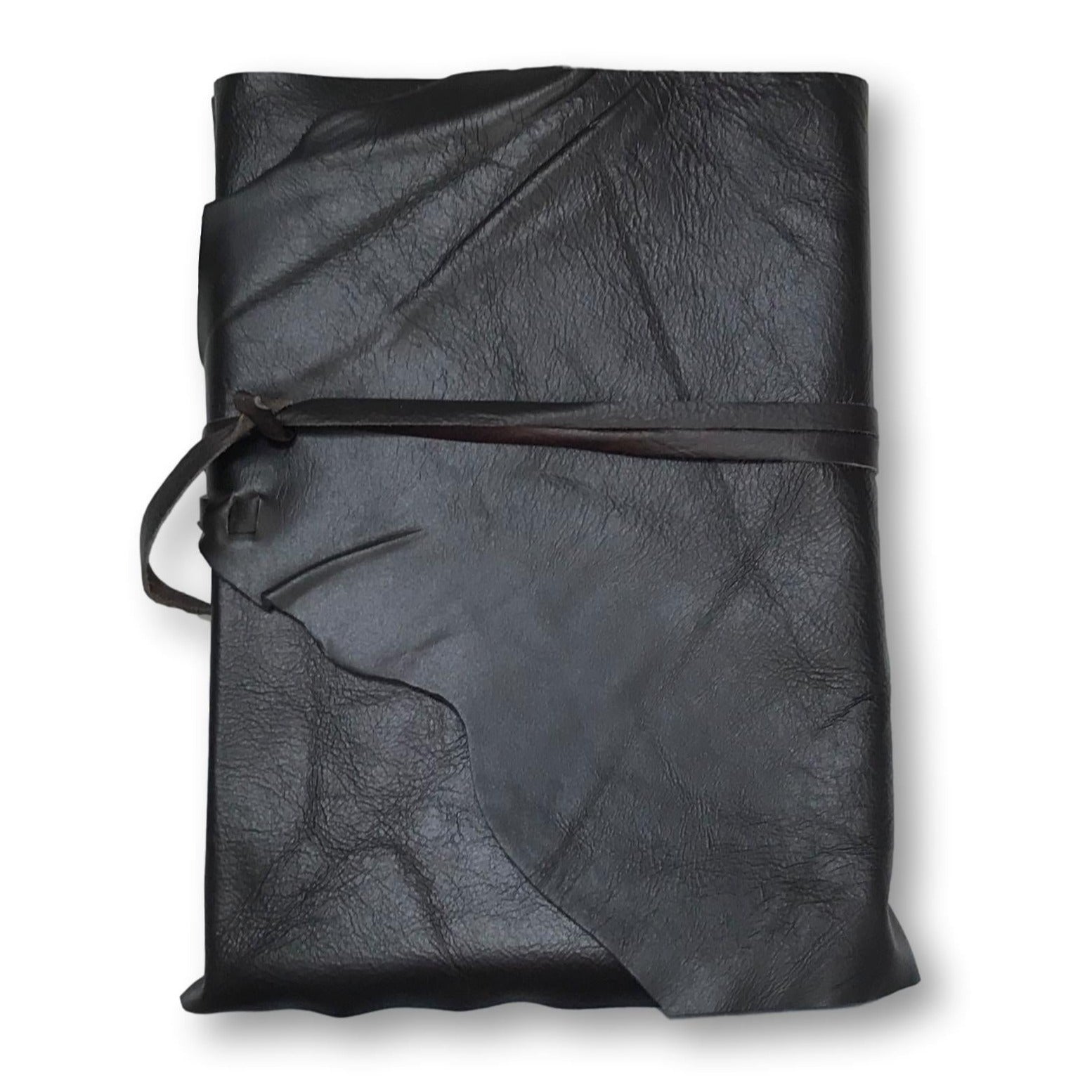 Brown rustic wrap leather journal