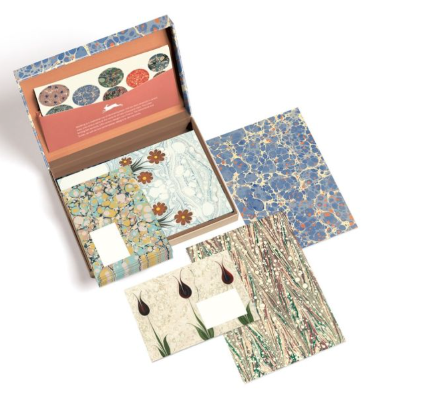 Letter Writing Set - Marbled Paper