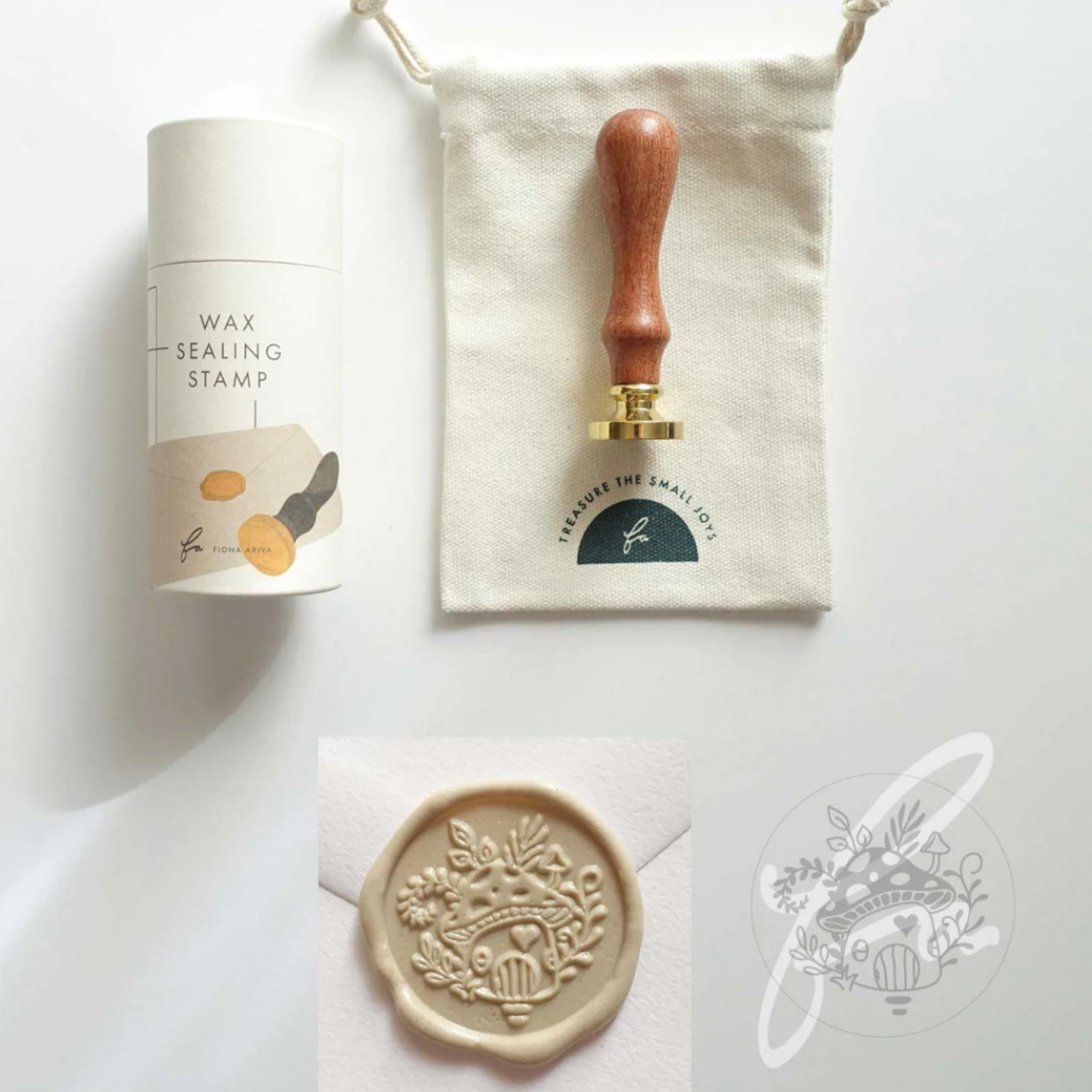 Mushroom House Wax Seal Stamp