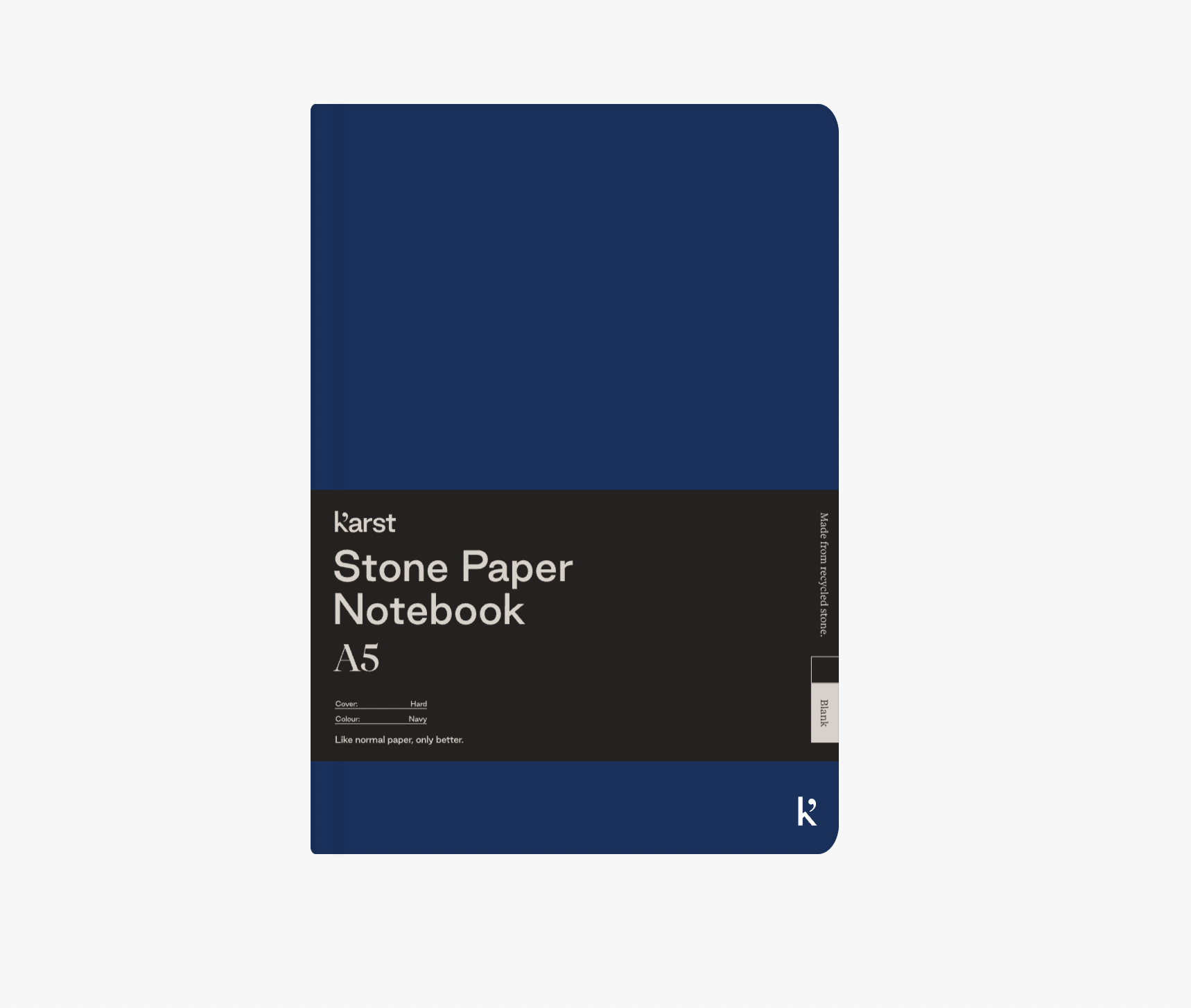 A5 Hard Cover Stonepaper Notebook - Ruled
