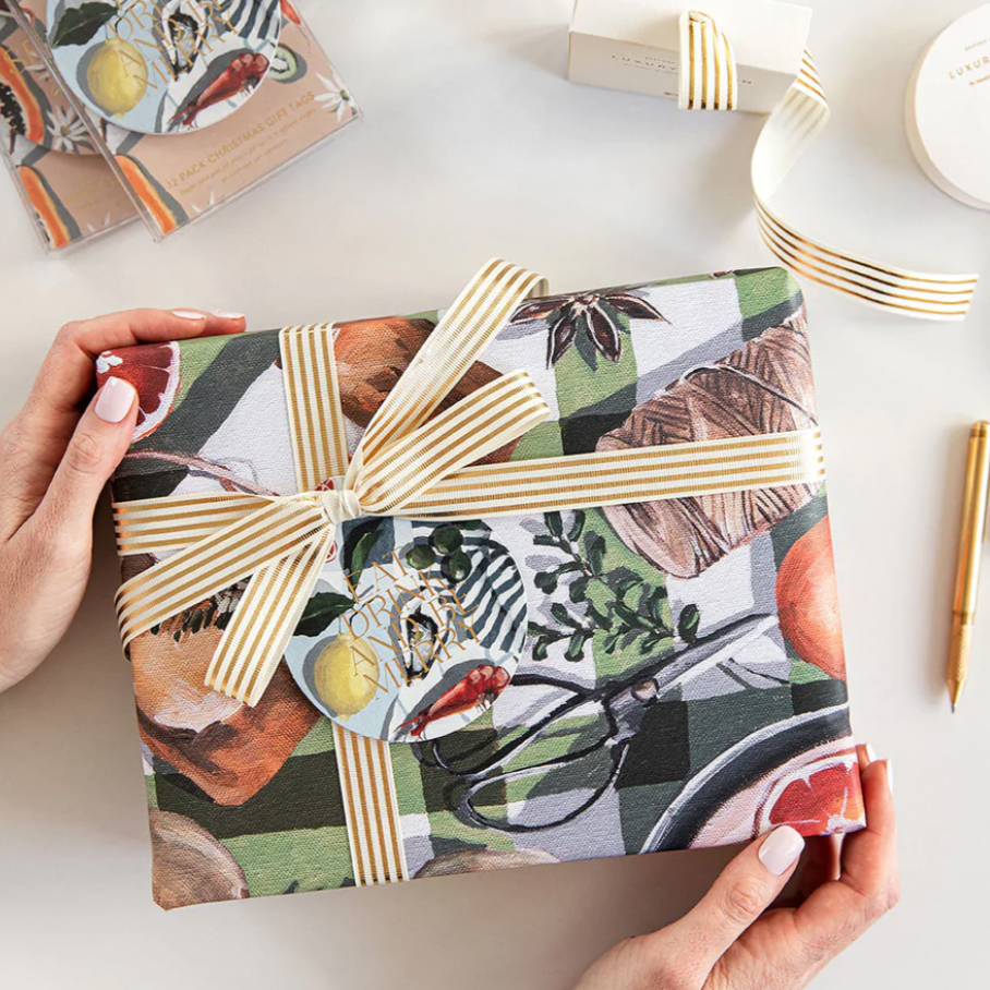 Oranges/ Cheese & Crackers Double-sided Wrap