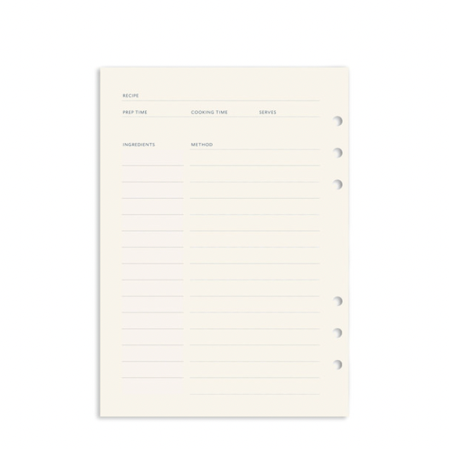 Cook - Planner Accessories Insert