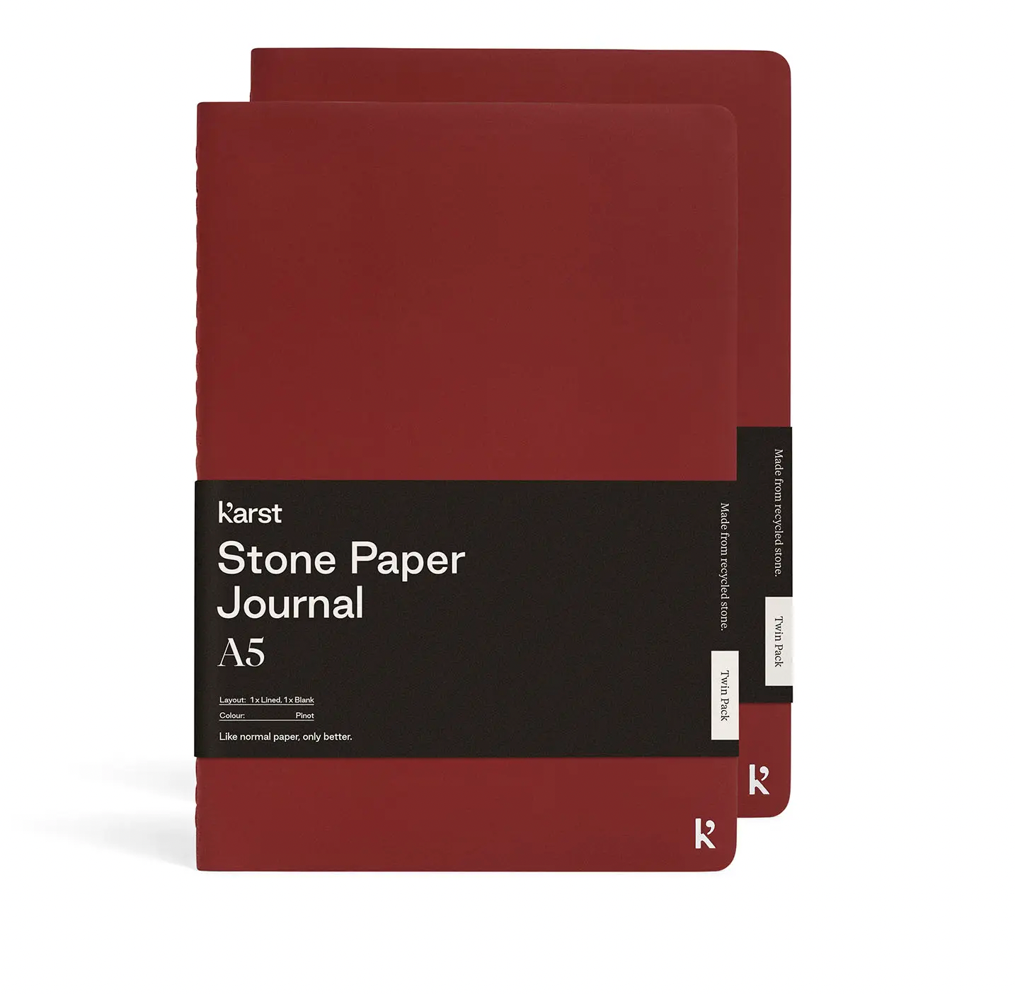 A5 Journal Twin Pack - Plain & Ruled