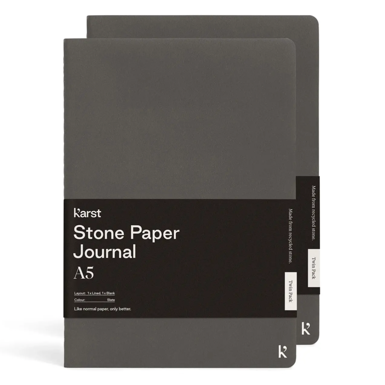 A5 Journal Twin Pack - Plain & Ruled