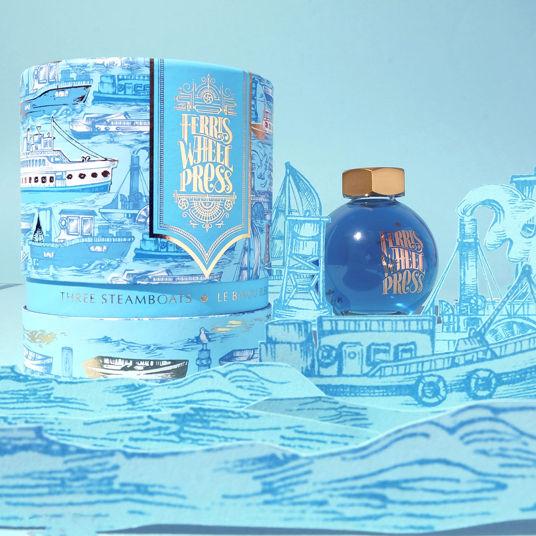 Fountain Pen Ink 85ml - Three Steamboats