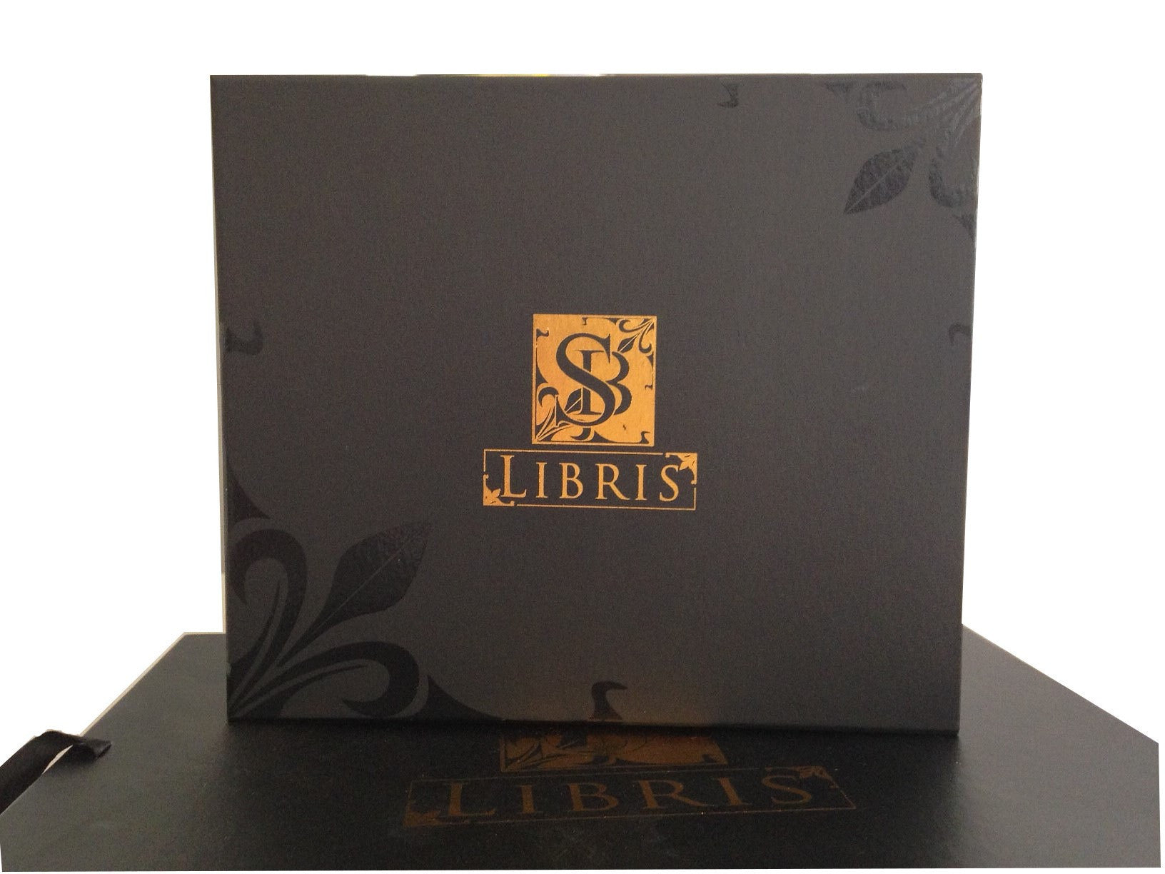 Half Leather Signature Book- Grey Books Design