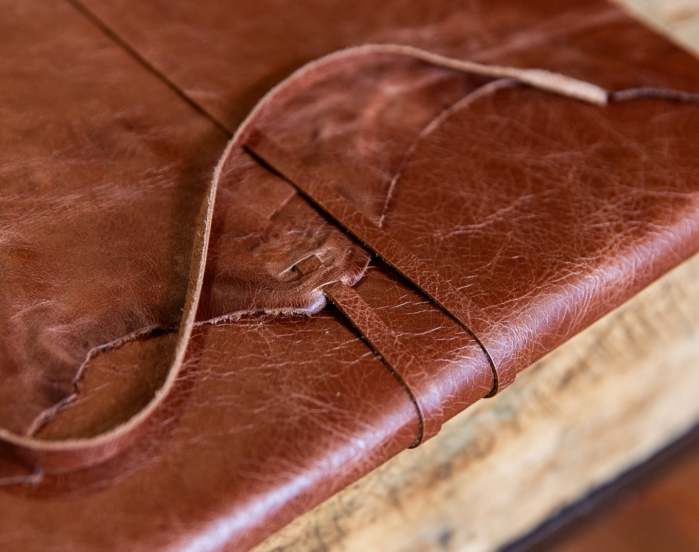 Our Refillable Wrap Journal: A Handcrafted Book that Grows with You