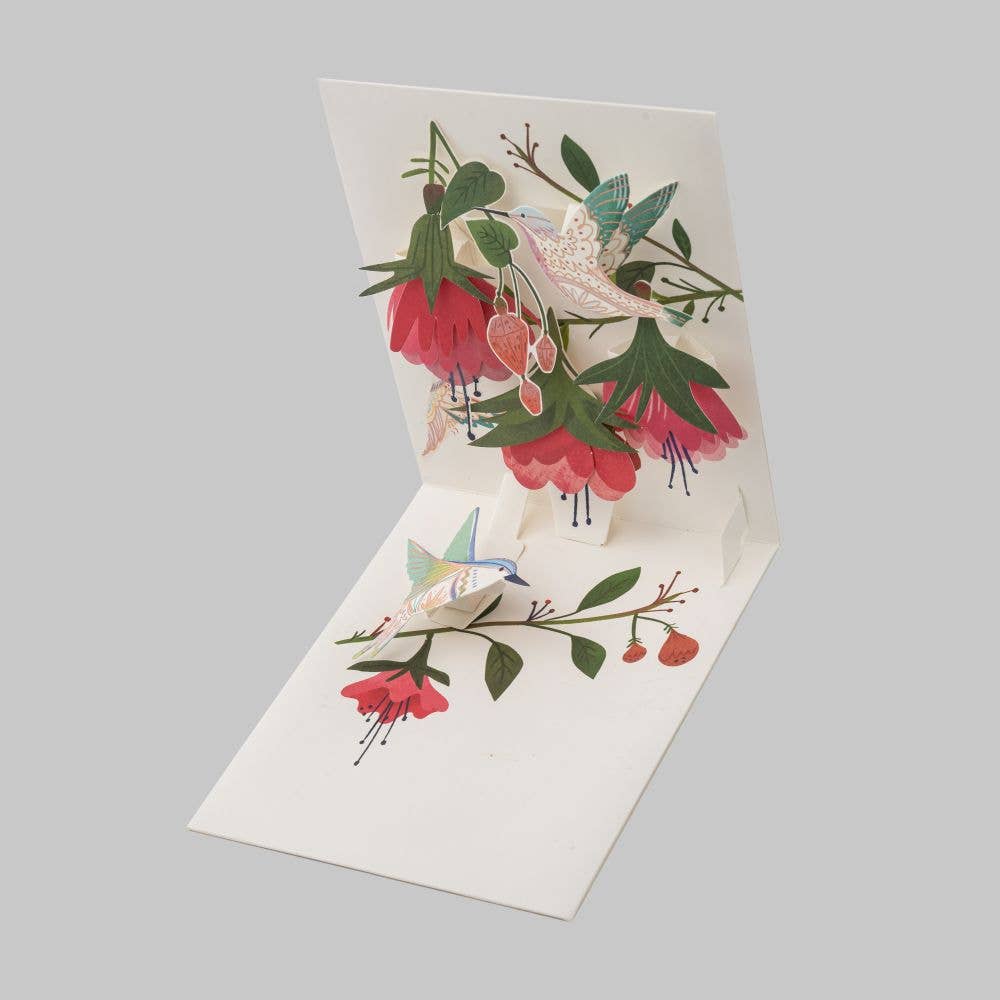 3D Pop-up Card-Hummingbird Birthday