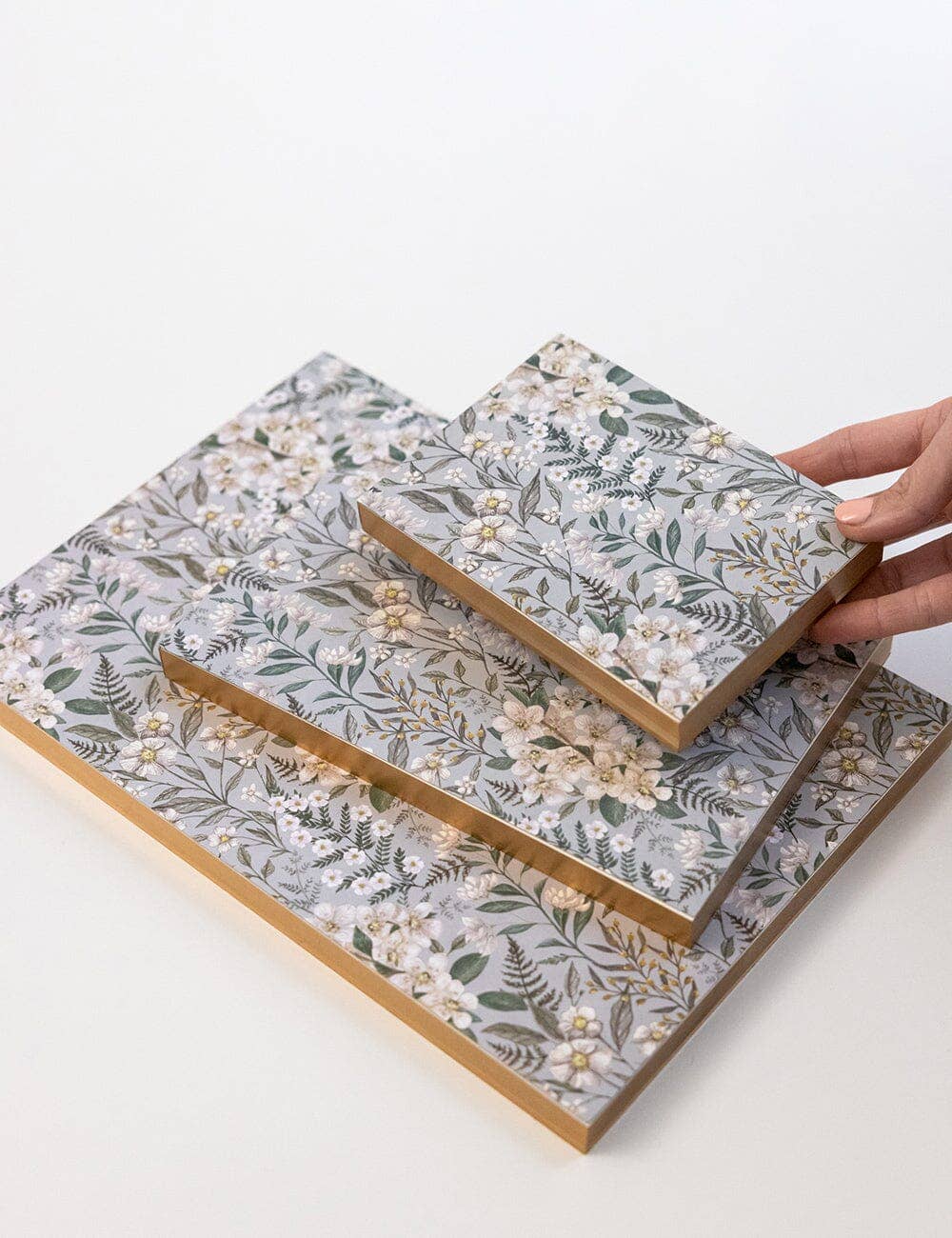 Ivory Garden Notepad Desktop Jotter