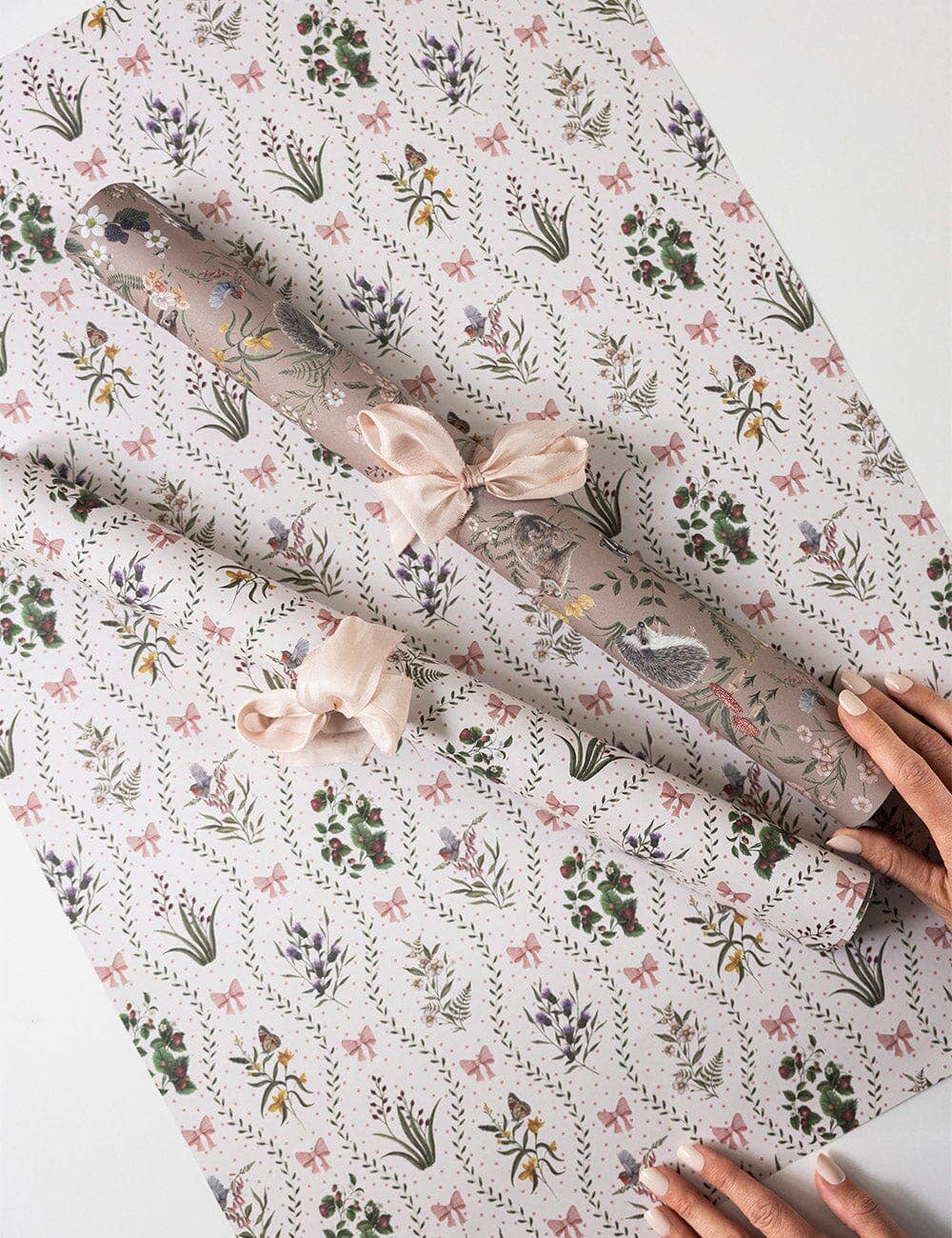 Dainty Petals/ Garden Reverie Double Sided Gift Wrap