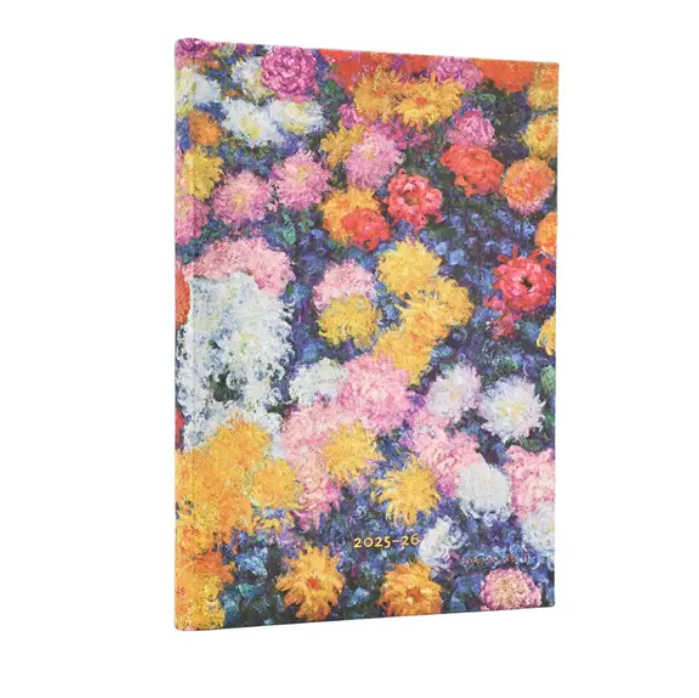 2026 12-month FLEXI Planner - Monet's Chrysanthemums