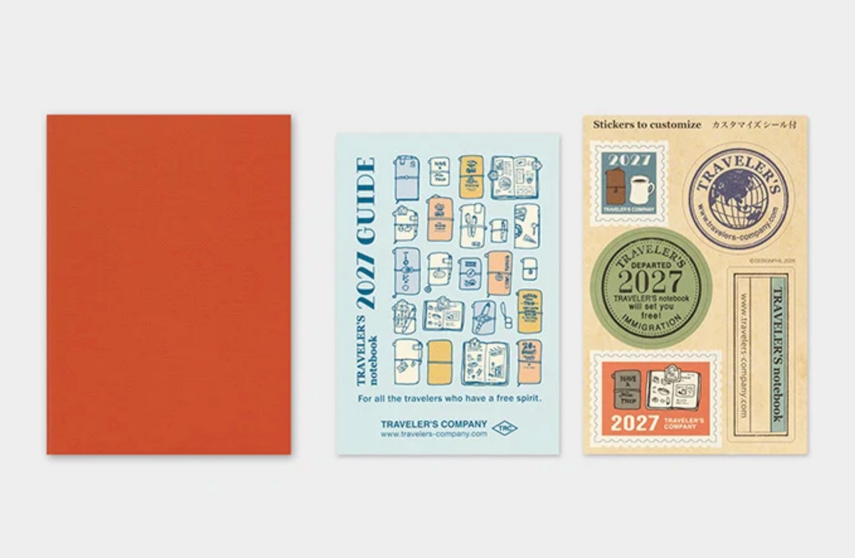 2027 Monthly Diary Insert - Passport Size