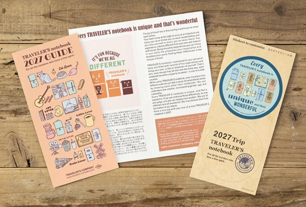 2027 Monthly Diary Insert