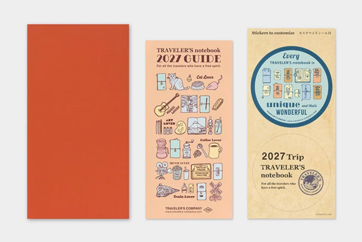 2027 Monthly Diary Insert