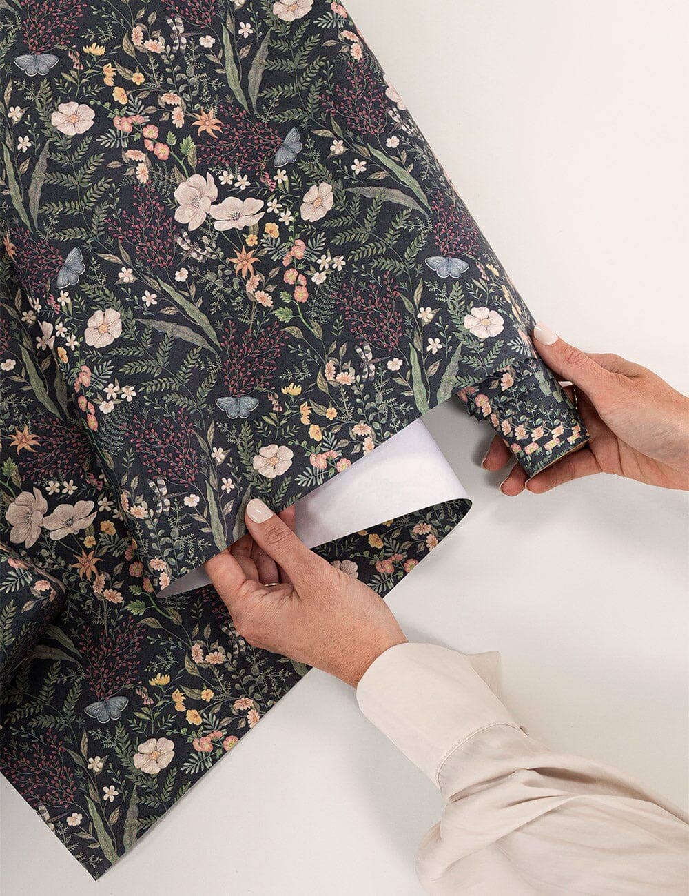 Gift Wrap Roll 3m - Dusk in Bloom