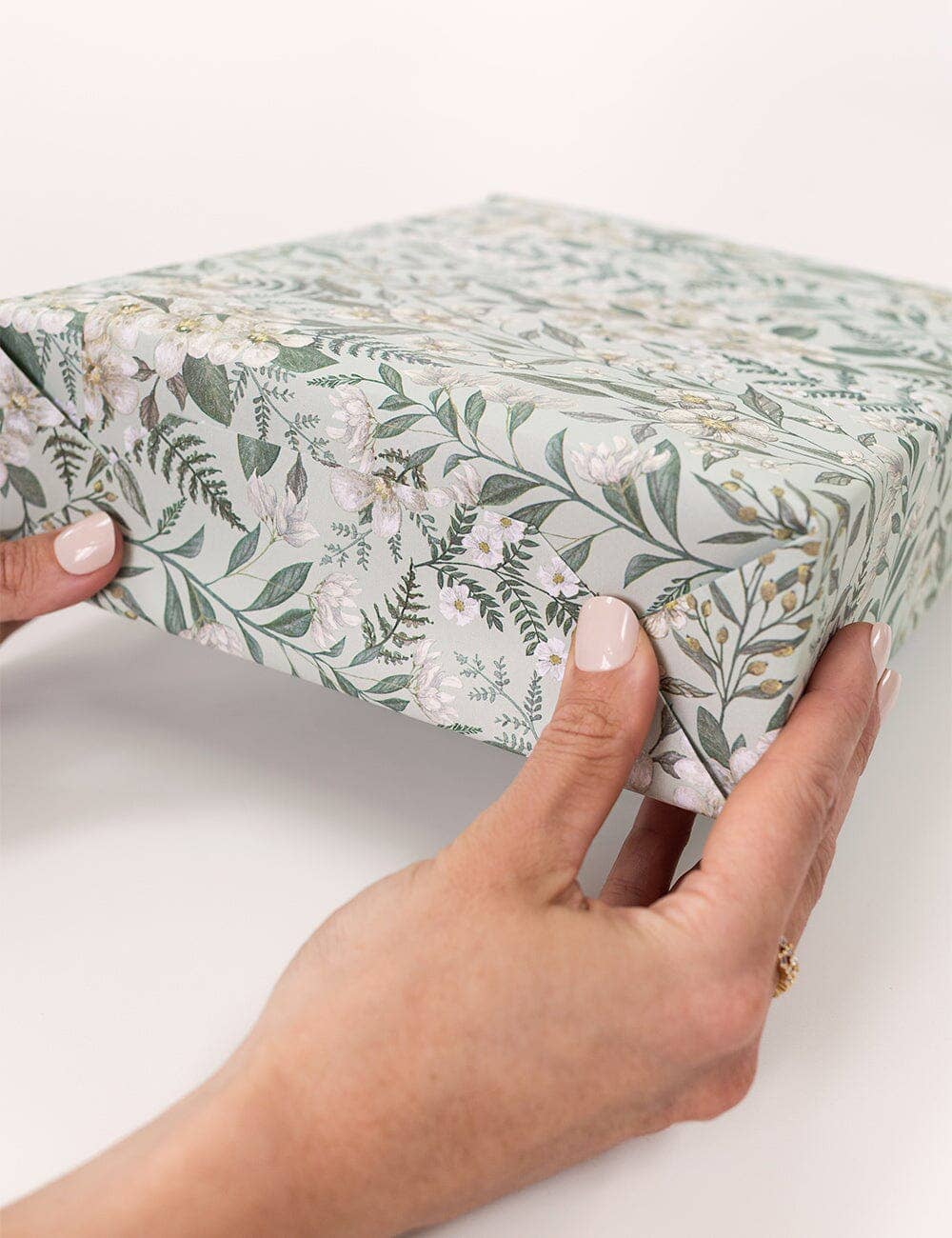 Gift Wrap Roll 3m - Ivory Garden