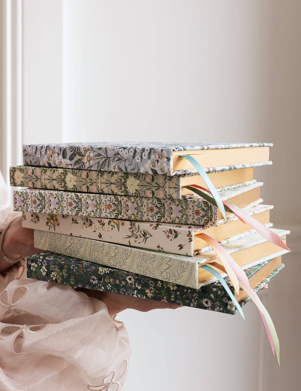 Linen Bound Journal - Bloomere (Lined Journal)