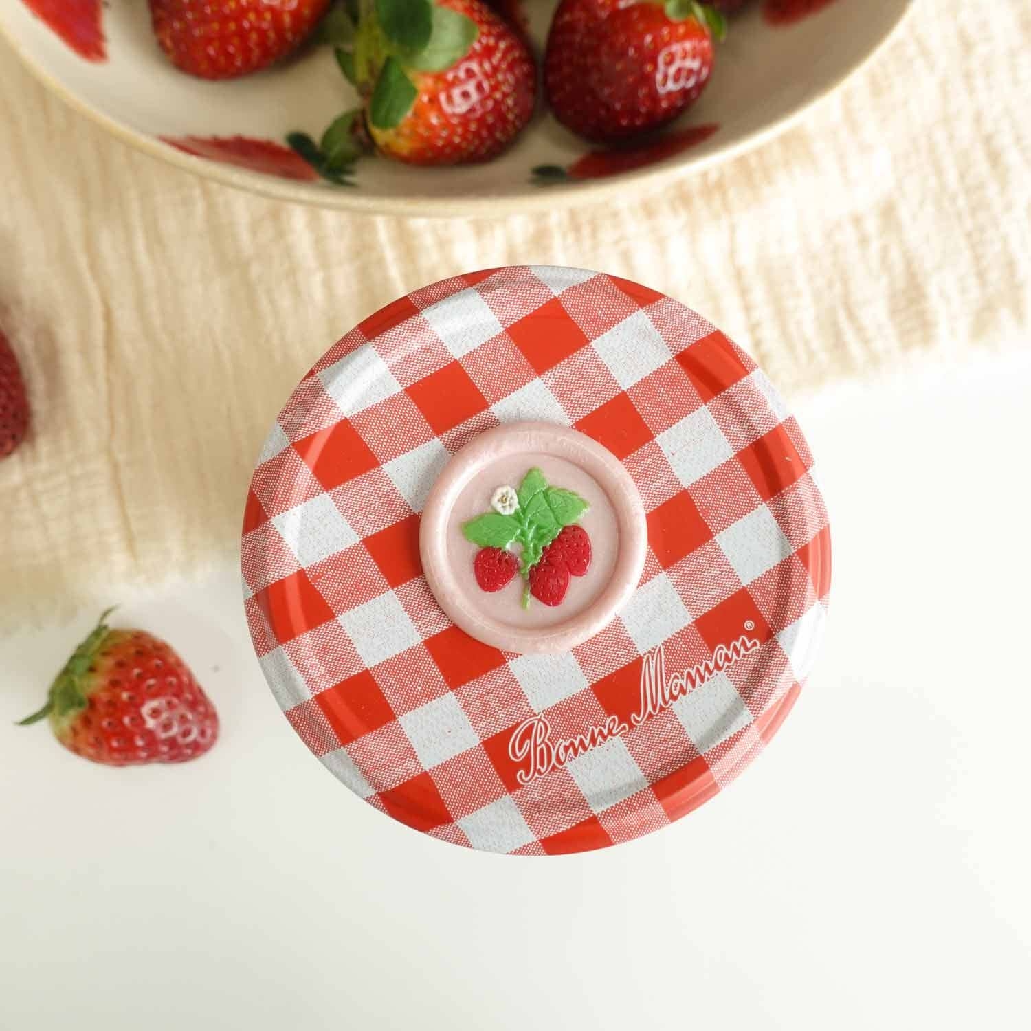 Strawberry wax seal stamp