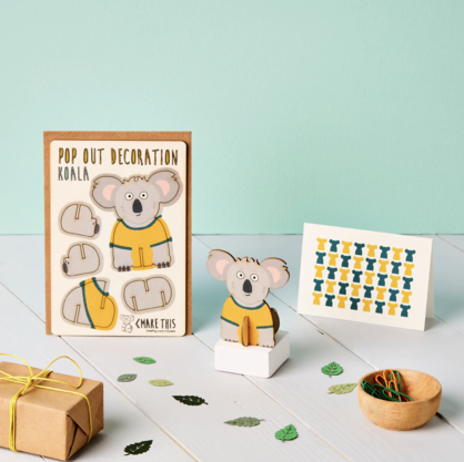 Pop Out Koala Card
