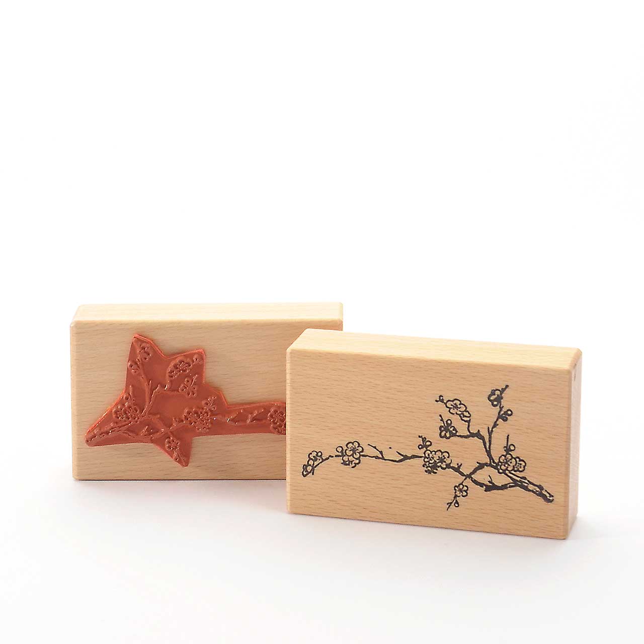 Stamp: branch with flowers