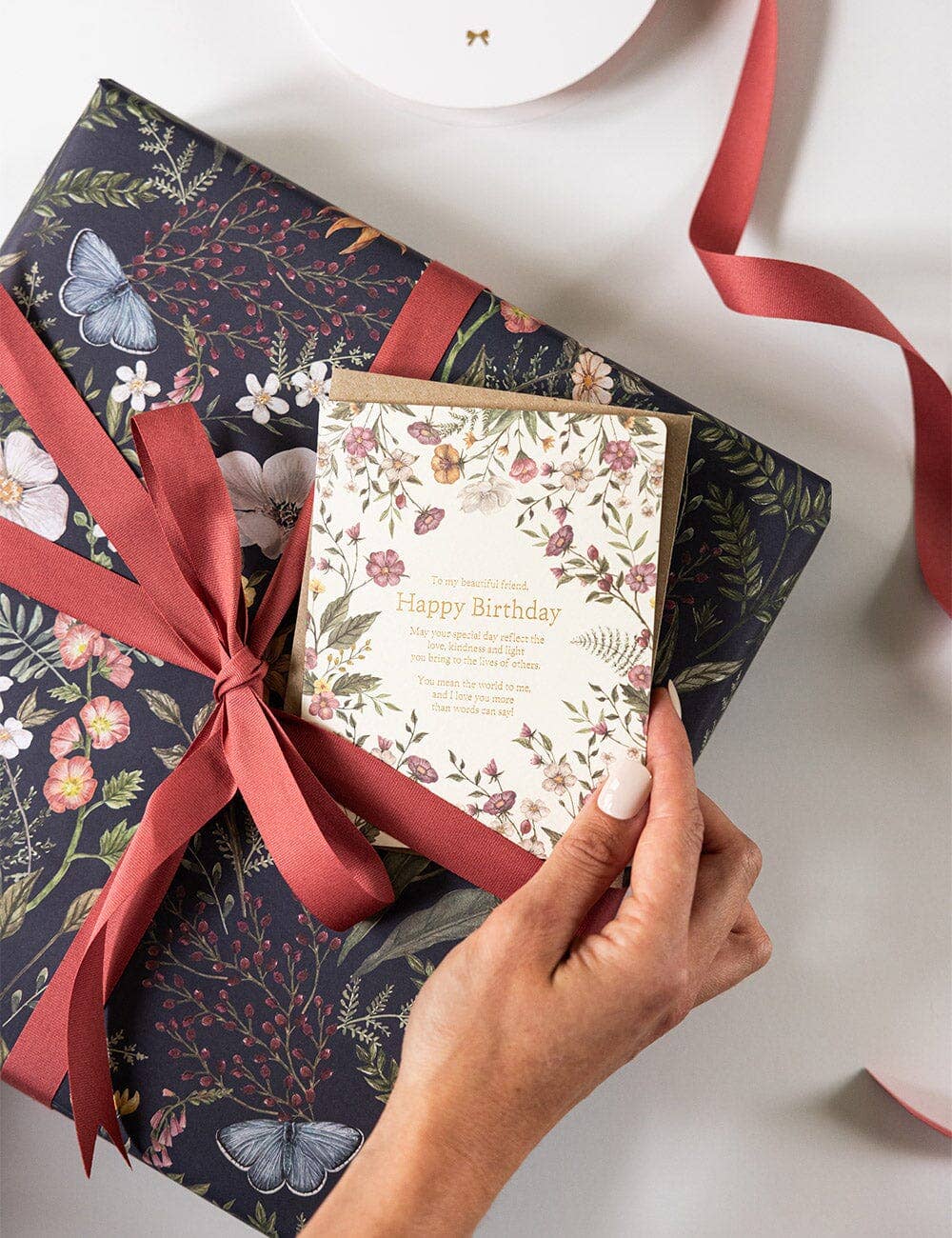 Cockatoo / Dusk In Bloom 6pk Gift Wrap Sheets