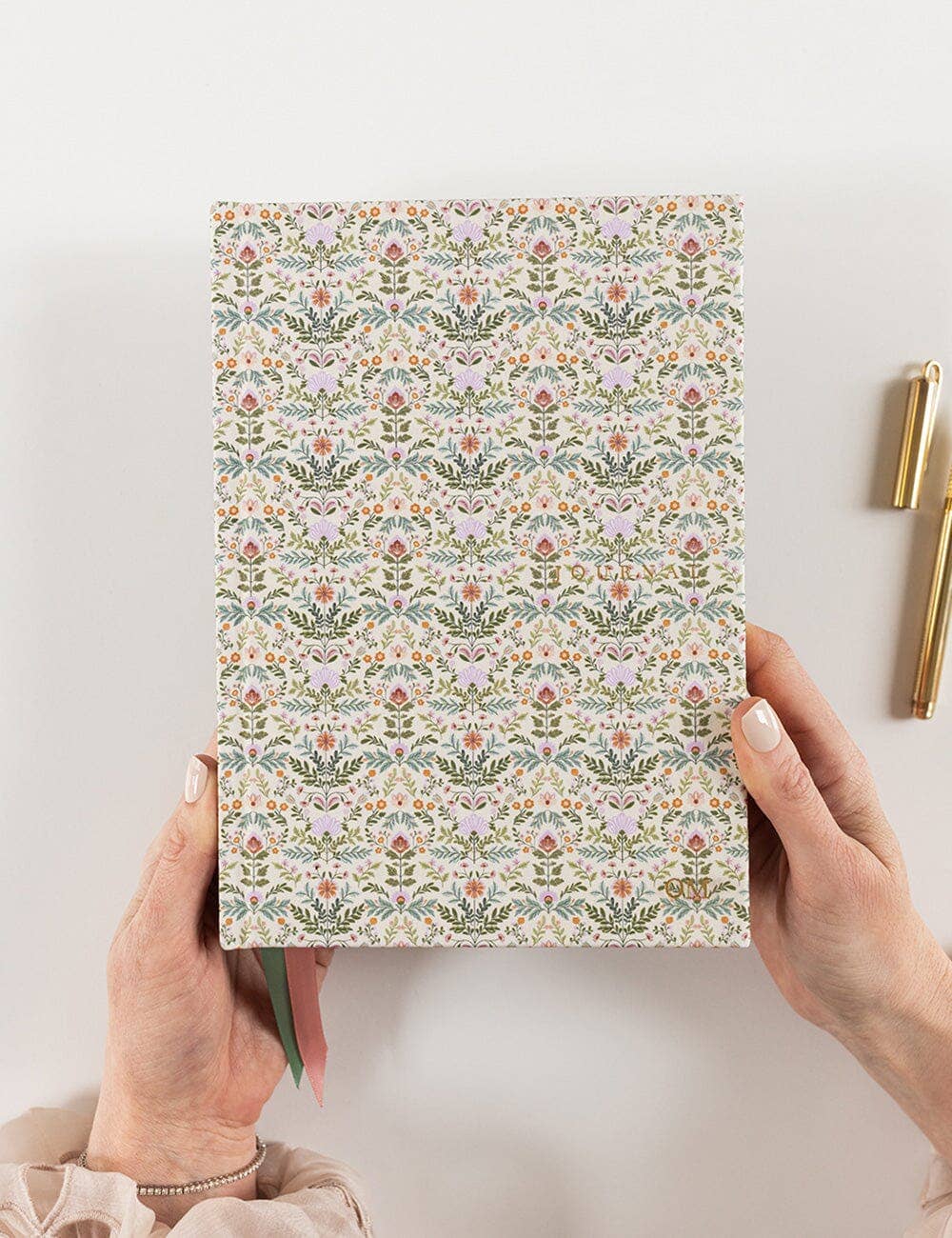 Linen Bound Journal - Bramblefloss (Blank)