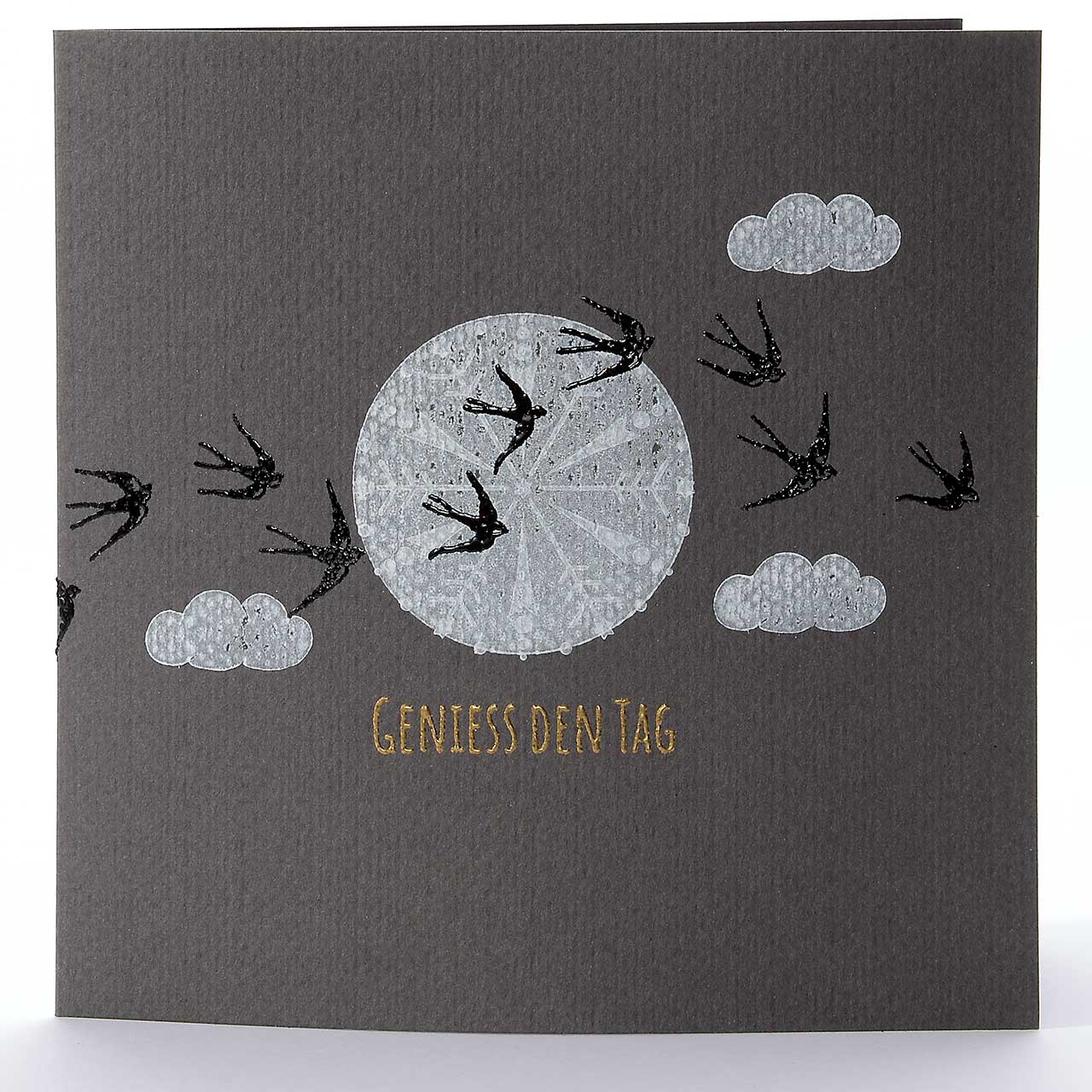 Stamp: Five swallows
