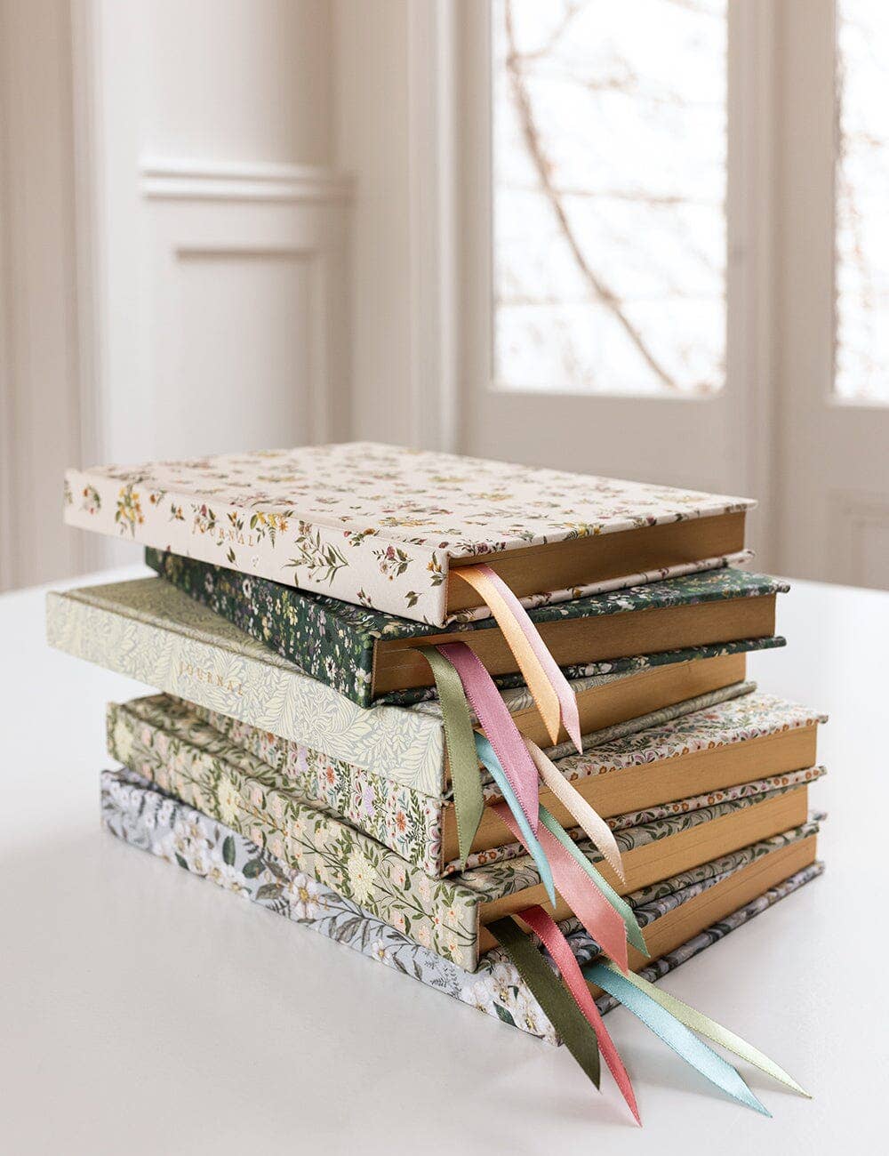 Linen Bound Journal - Bramblefloss (Blank)
