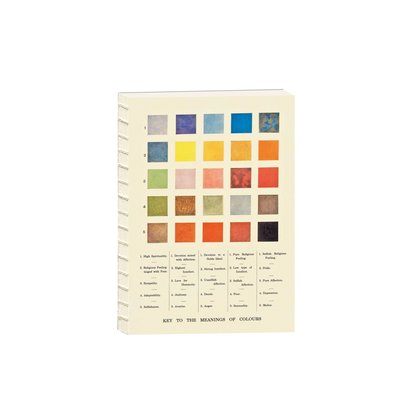 Key to the Meaning of Colours - Open Back Sketch Book A5