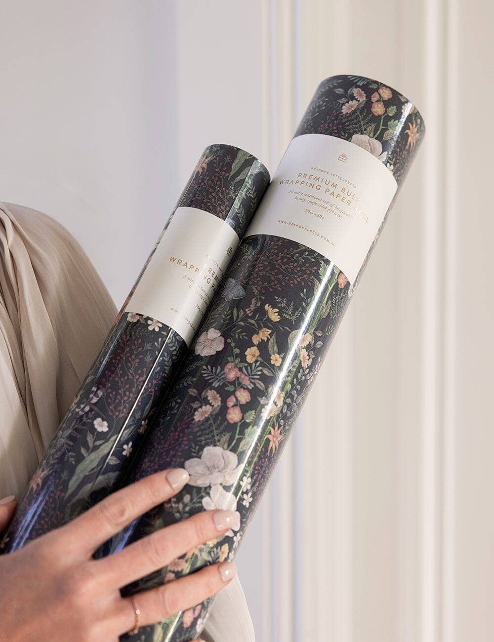 Gift Wrap Roll 3m - Dusk in Bloom