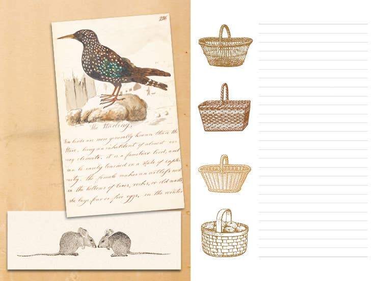 À la ferme - At the farm, Illustrated Journal