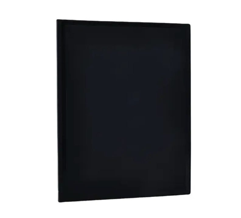 Black planner on a white background