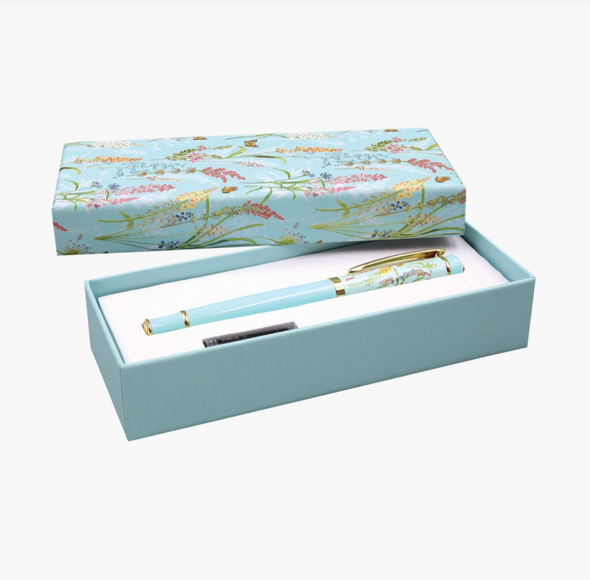 Designer Fountain Pen - Blooms and Butterflies