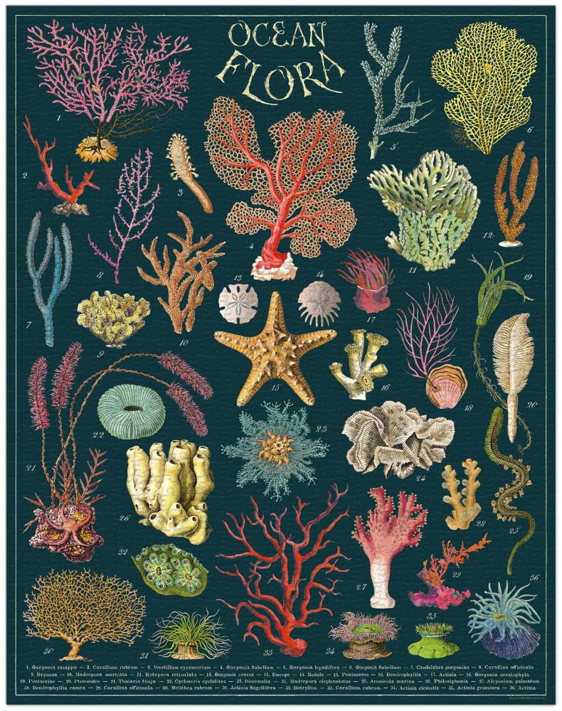 Vintage Puzzle - Ocean Flora