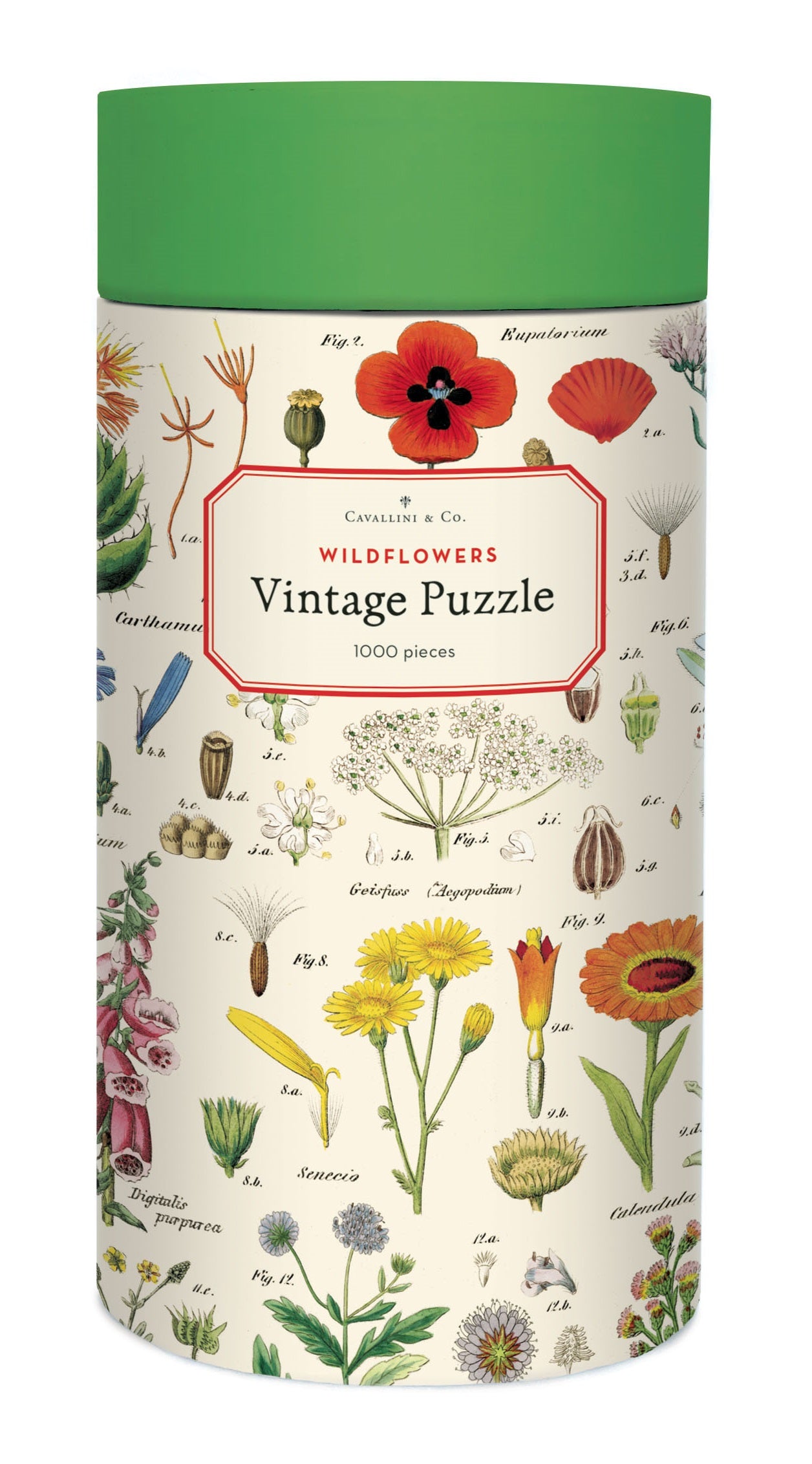 Vintage Puzzle - Wildflowers