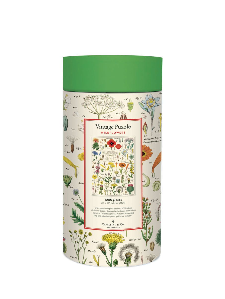 Vintage Puzzle - Wildflowers