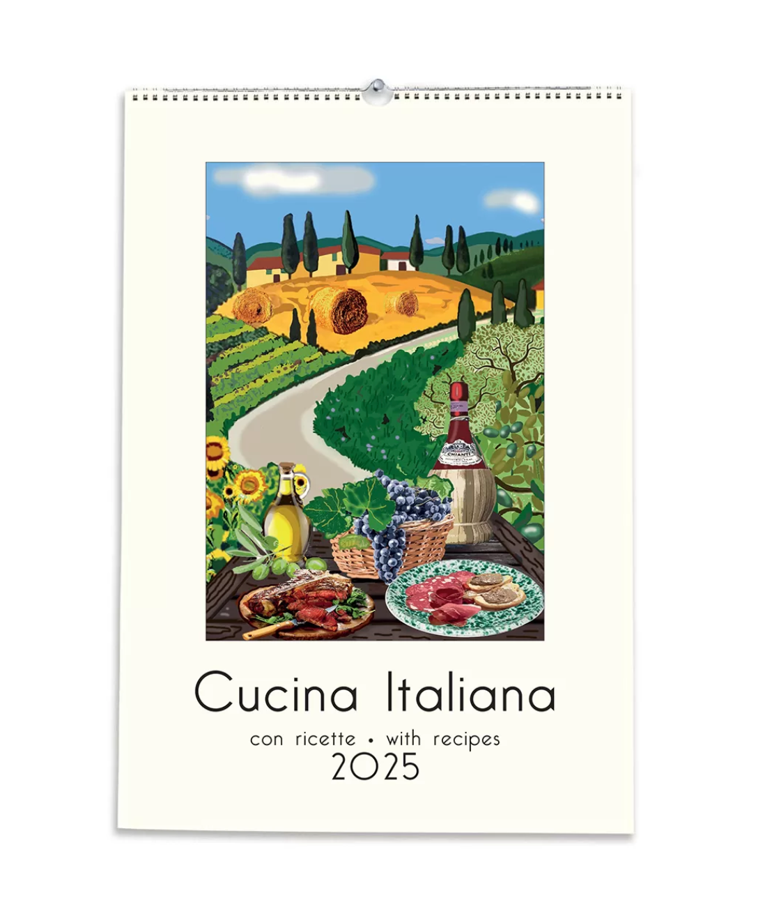 2026 Large Art Calendar - Cucina Italiana