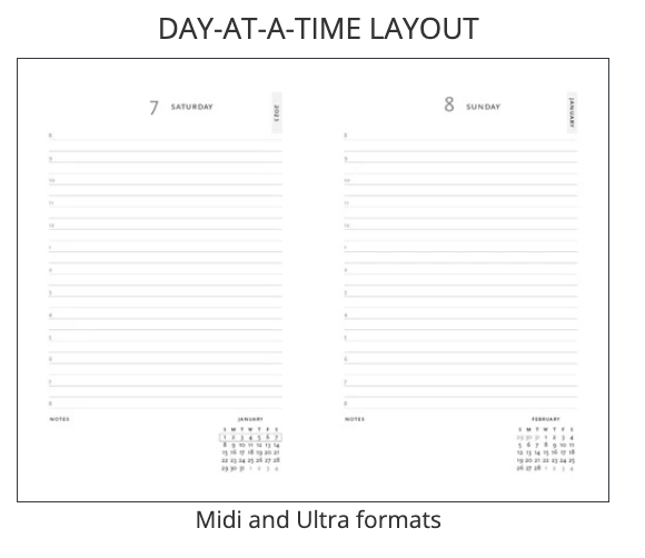 2026 12-month FLEXI Planner - Black Edition Bold