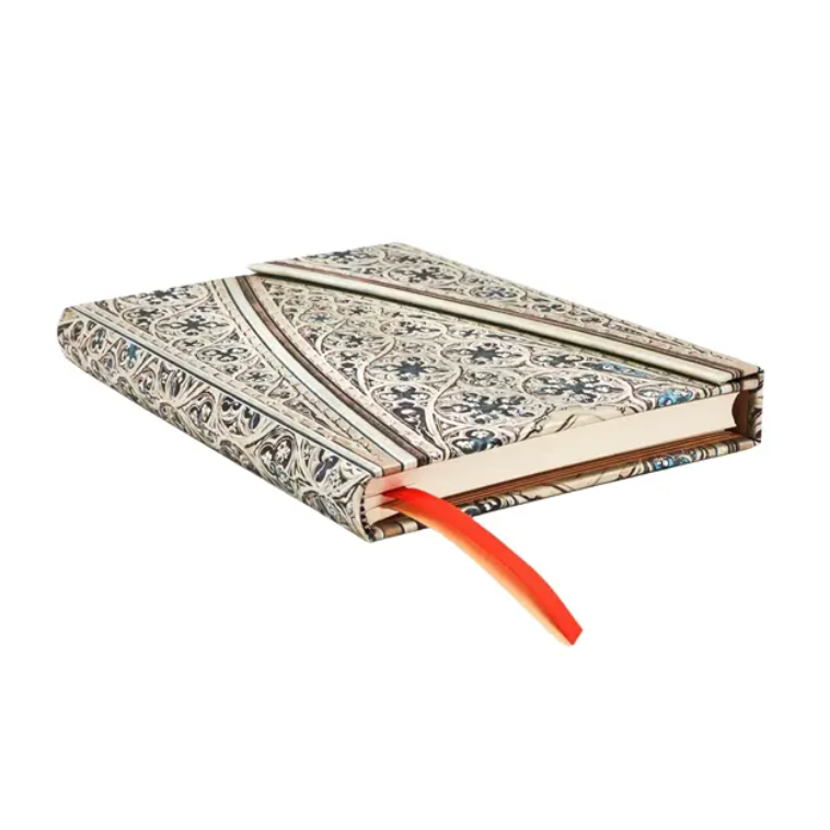 Decorativeplanner with milano cathedral pattern on a white background