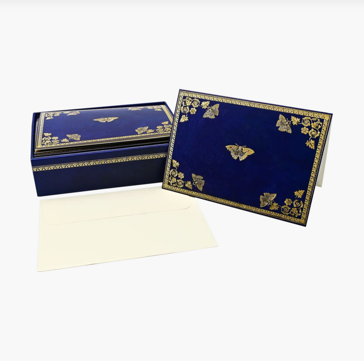 Gilded Butterflies Note Cards