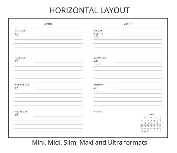 2026 12-month Planner - Blue Willow