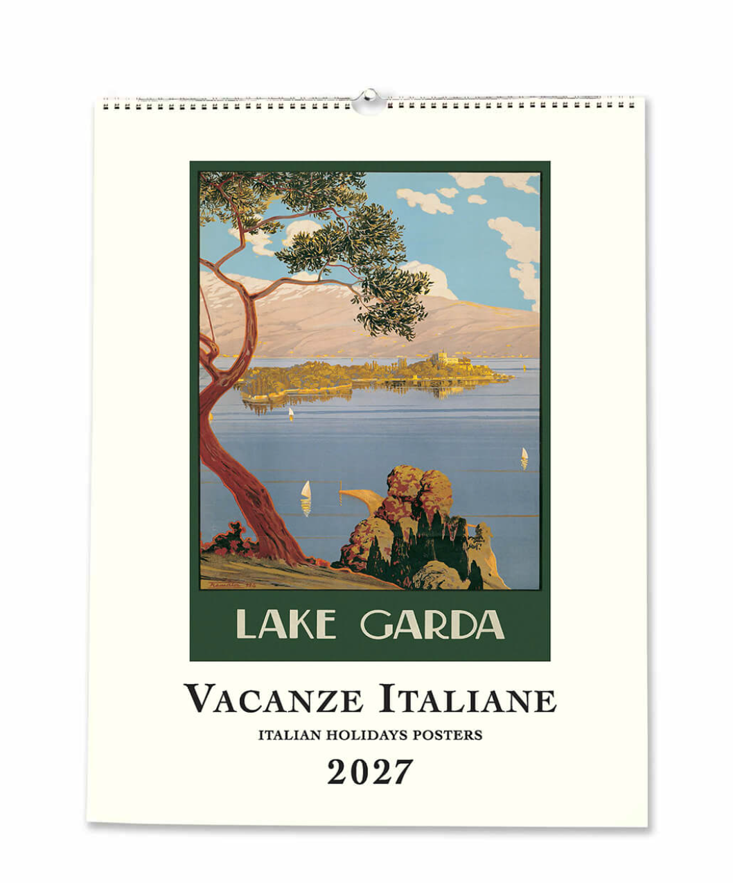 2027 Medium Art Calendar - Italian Vacations