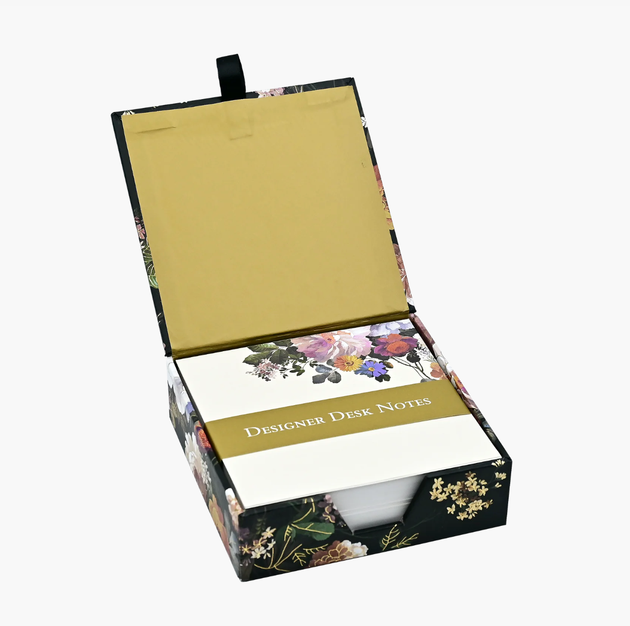 Designer Desk Notes - Midnight Floral