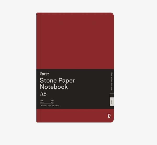A5 Hard Cover Stonepaper Notebook - Dot Grid