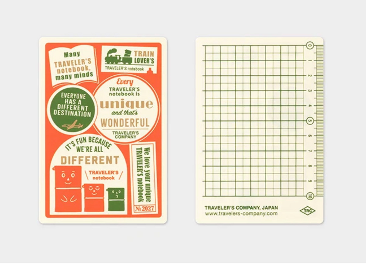 2027 Plastic Sheet - Passport Size