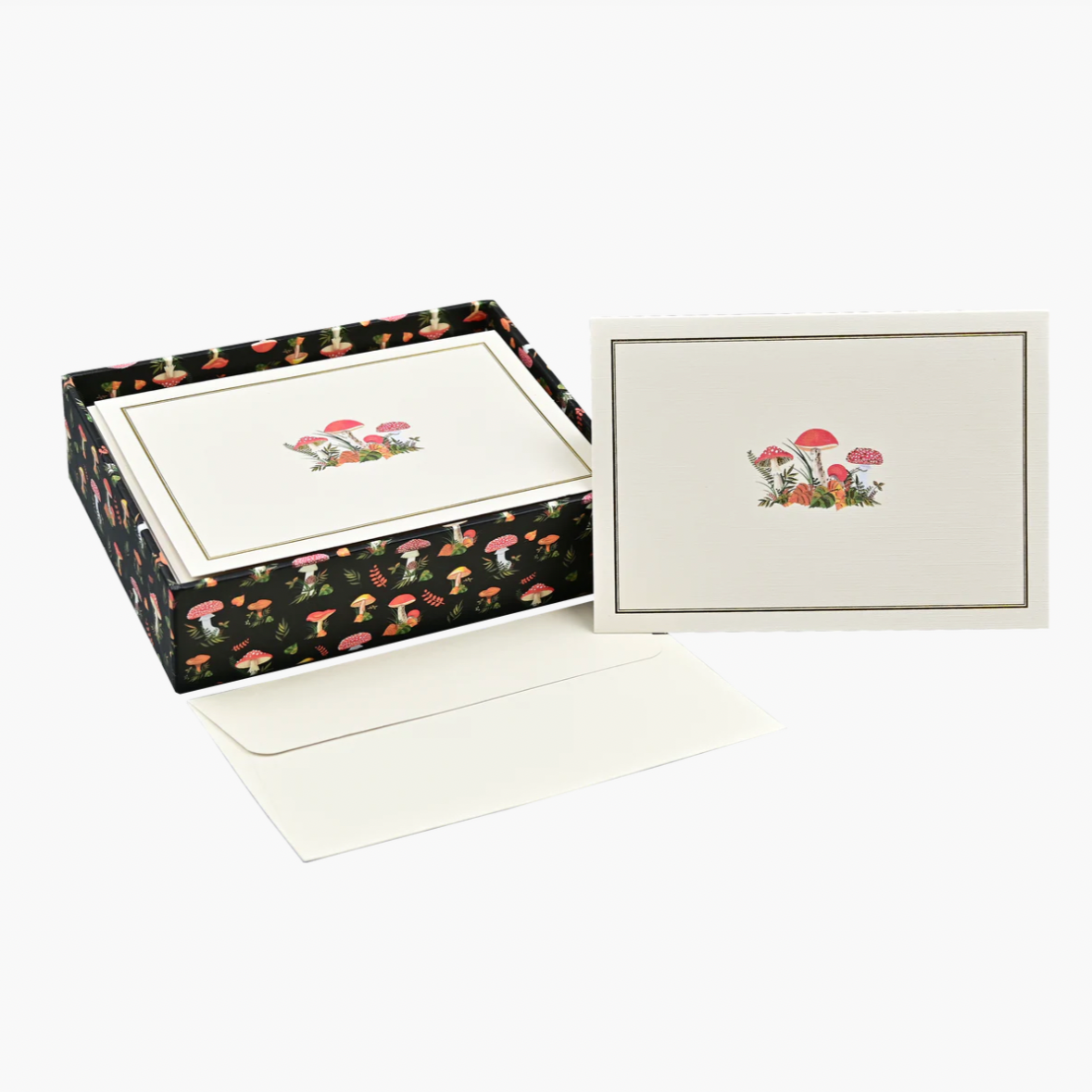 Mushroom boxed notecard set