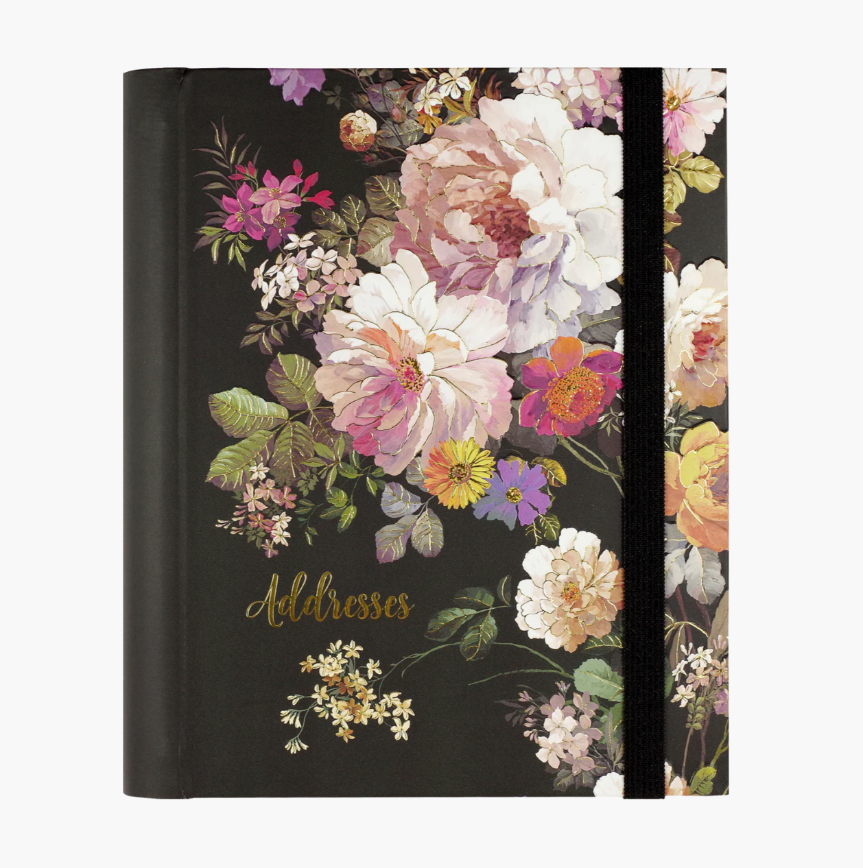 Large Address Book - Midnight Floral