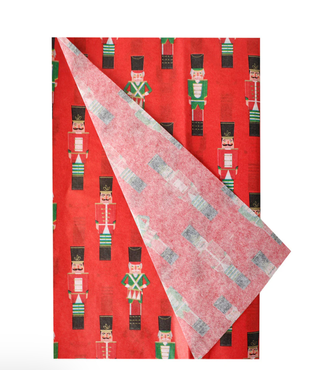 Nutcracker Red Christmas Tissue Paper - 4 Sheets