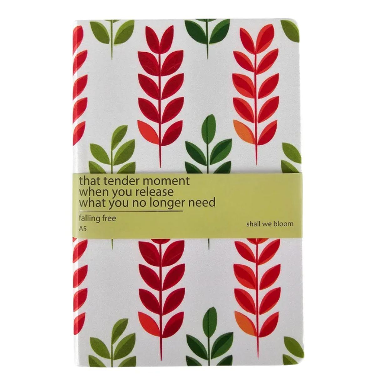 Fabric Bound A5 Journal - Falling Free