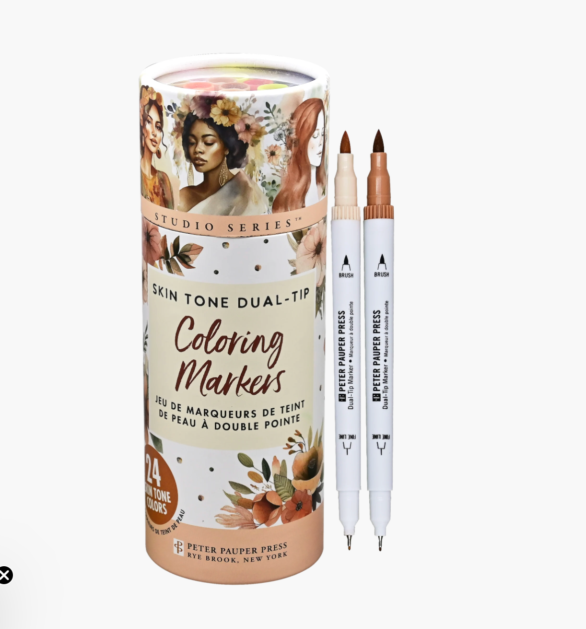 Studio Series Dual-Tip Skin Tone Markers (Set of 24)